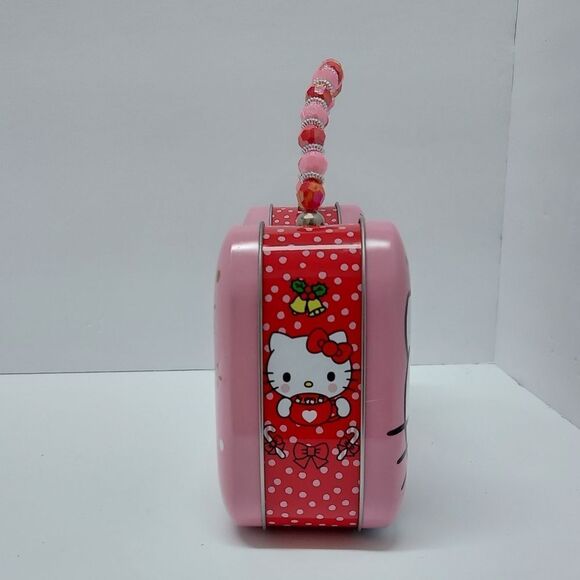 SANRIO Hello Kitty Christmas Purse Tin Carry Case Holiday Storage Box Anime - Picture 4 of 6
